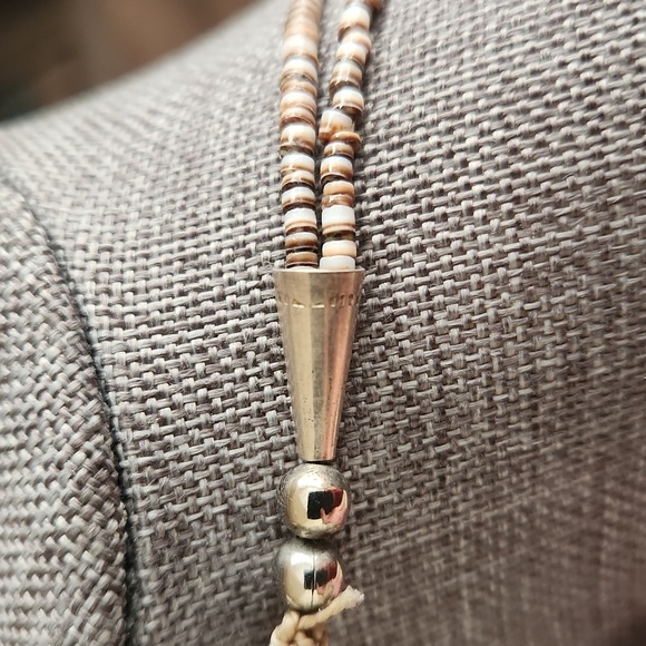 Gorgeous Native American Santo Domingo Double Strand Turquoise 31" Necklace 💚💙 - Picture 6 of 13